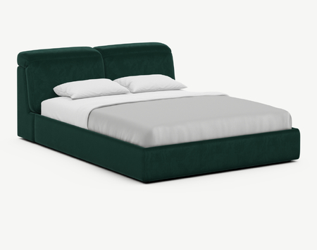 Кровать с подъёмным механизмом с декором